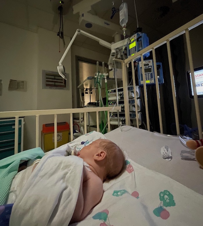 "My baby started making grunting noises I didn't know this was a life